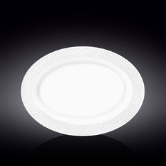 Wilmax Ovaler Servierteller, 35 x 25 cm, Weiß – WL-880101117/A