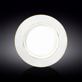 Wilmax Speiseteller 28 cm Weiß Porzellan mit Goldlinien WL-880102106/A