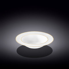 Wilmax Tiefer Porzellanteller 22,5 cm mit Goldrand WL-880102303/A