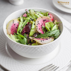 Wilmax Schüssel Weiß 14 cm – 600 ml – Hochwertiges Porzellan – WL-880120/A