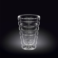 Wilmax Doppelwandiges Glas, 350 ml, hitzebeständig, WL-888417/A