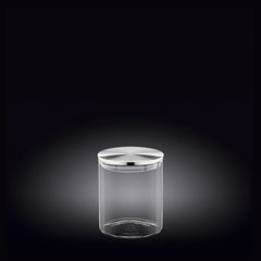 Wilmax Aufbewahrungsgläser 3-teilig aus Borosilikatglas mit Edelstahldeckeln WL-888513/A3