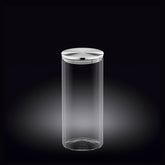 Wilmax Glasbehälter mit Deckel 1500 ml aus Borosilikatglas, 2er Set WL-888517/A2