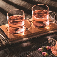 Wilmax Borosilikat Glas-Kaffeetasse, 200 ml, WL-888604/A