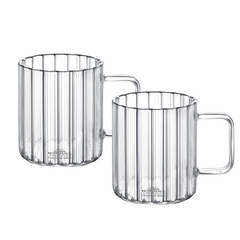 Wilmax Rillenbecher, 150 ml, 6er Set, WL-888613/A6