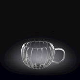 Wilmax Doppelwandiger Thermoglas-Becher, 300 ml, WL-888411/A