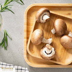 Wilmax Bambus Teller 25,5 x 25,5 cm natürlich WL-771023/A