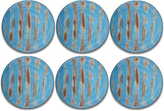 Wilmax Dessertteller Set 6-teilig, 18 cm, blau, ColorBoom Kollektion WL-668611/A6