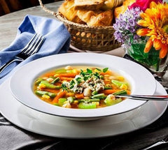 Wilmax Porzellan Suppenteller, 23 cm, 450 ml – WL-991217/A