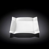 Wilmax Dessertteller 20 x 20 cm aus Porzellan, Weiß WL-991231/A