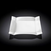 Wilmax Speiseteller 25 x 25 cm aus Porzellan, Weiß WL-991232/A