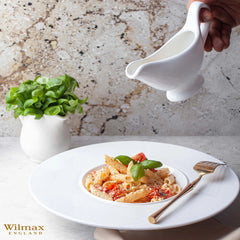 Wilmax Sauciere 170 ml – Elegantes Porzellan für Saucen & Dressings – WL-996013/A