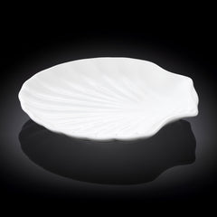 Wilmax Muschelschale 25,5 cm aus Porzellan, organische Form WL-992014/A