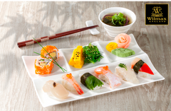 Wilmax Servierplatte, rechteckig mit geschwungenen Kanten 30 x 20 cm WL-992598/A