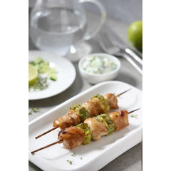 Wilmax England Rechteckige Porzellanplatte, 36 x 22 cm, WL-992662/A