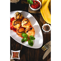 Wilmax Dreieckiger Servierteller 29 cm aus Porzellan WL-992796/A