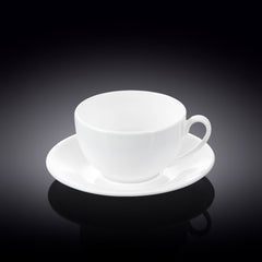 Wilmax Tee Tassen & Untertassen Set 6-teilig Porzellan 250 ml WL-993000/6C