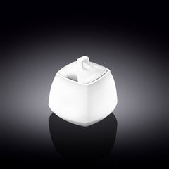 Wilmax Zuckerdose 340 ml aus Porzellan mit Deckel in Farbbox WL-995026/1C