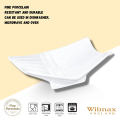 Wilmax Brot-Vase Weiß 23 cm – Elegantes Design für Brot & Gebäck – WL-996011/A