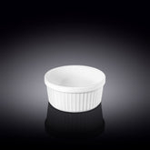 Wilmax Ramekin Weiß 12 x 5,5 cm – Schale für Desserts & Soufflés – WL-996136/A