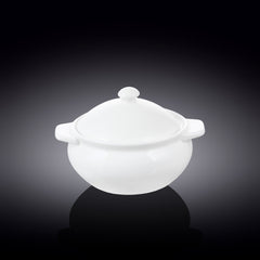 Wilmax Auflaufform mit Deckel, 620 ml, Porzellan, WL-997015/1C