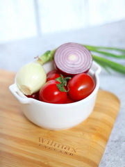 Wilmax Backform mit Griffen, 220 ml, Porzellan, WL-997033/A