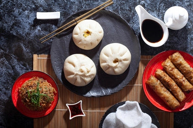 Baozi steamed dumplings