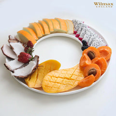 Wilmax Runder Servierteller, 30 cm, Porzellan, WL-991370/A