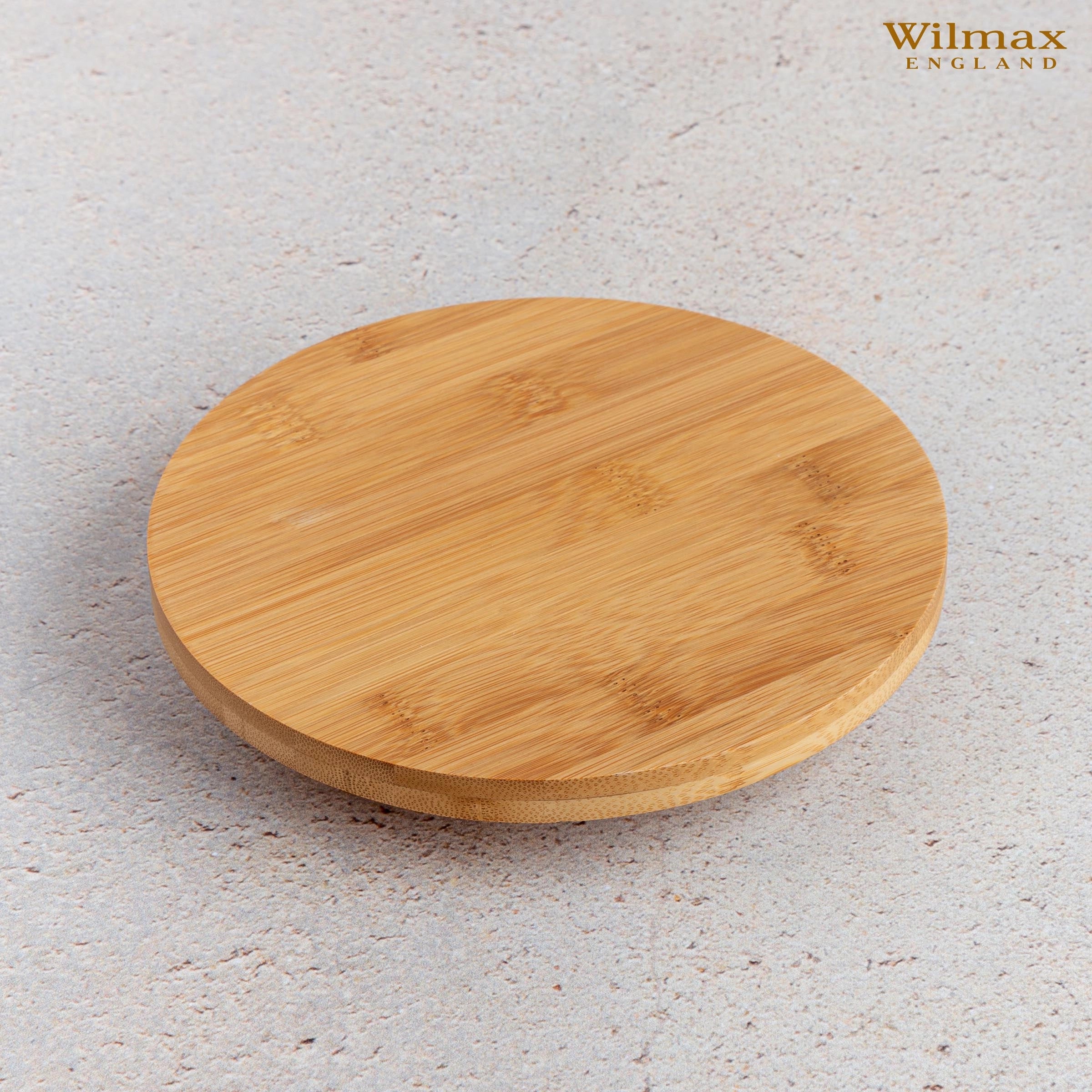 Wilmax Drehteller aus Bambus, Ø 35,5 cm WL-771081/A