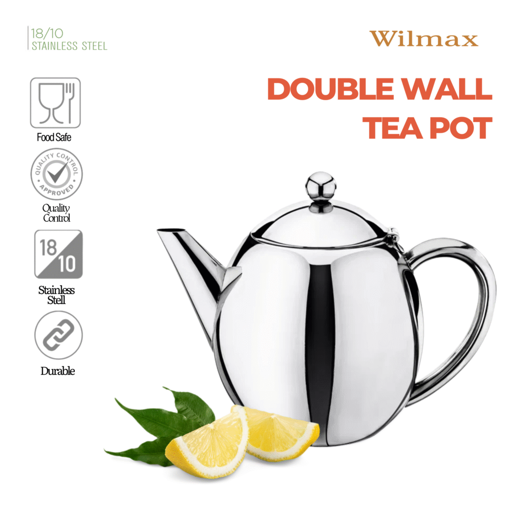 Wilmax Teekanne 1200 ml Edelstahl WL-551101/1C