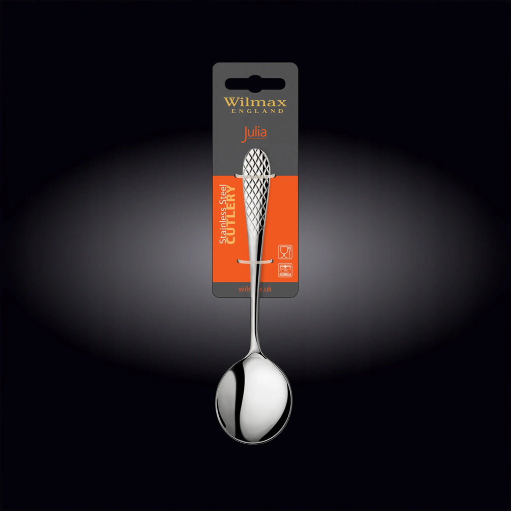 Wilmax Suppenlöffel 18 cm Edelstahl 2er Set WL-999220/2B