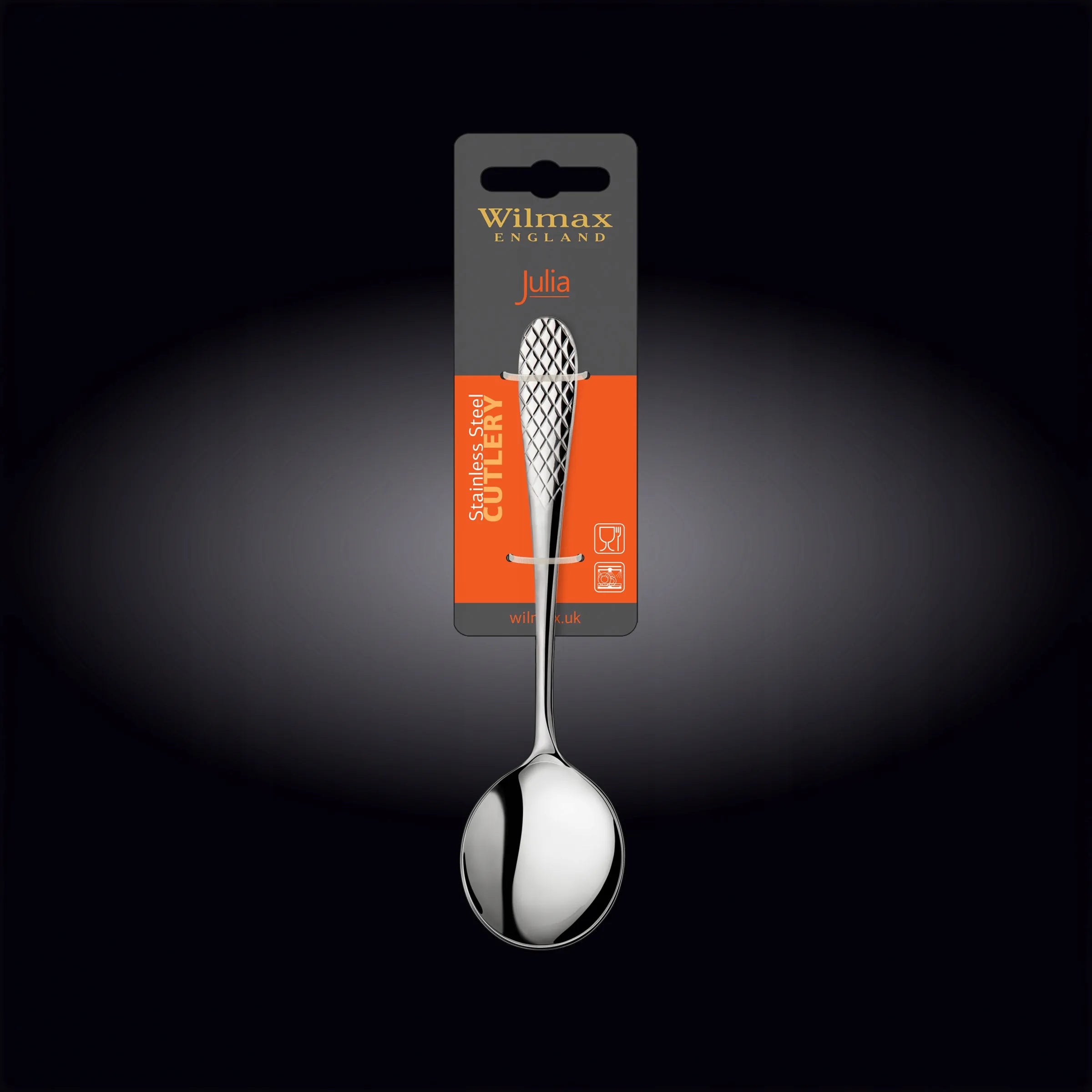 Wilmax Suppenlöffel 18 cm Edelstahl 2er Set WL-999220/2B
