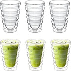 Wilmax Vorratsglas 1500 ml mit Bambusdeckel 2er-Set Transparent