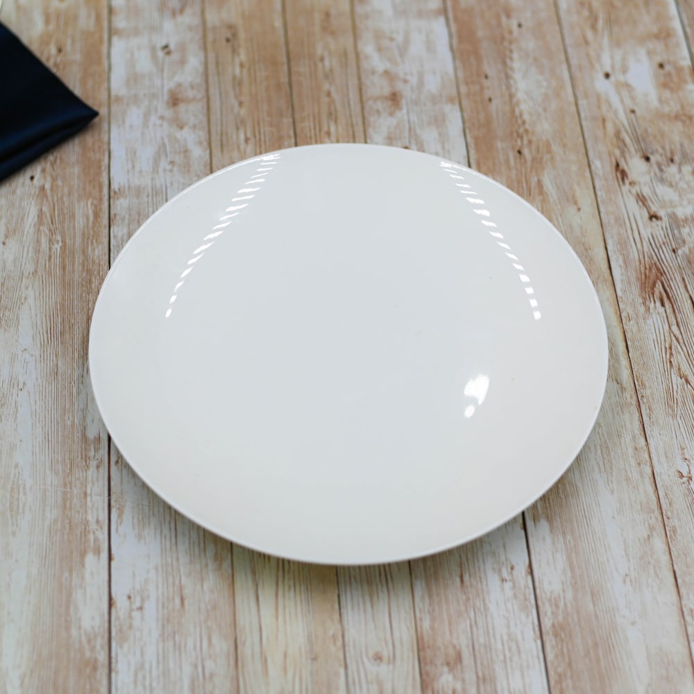 Wilmax Tiefer Teller 23 cm Weiß aus Porzellan