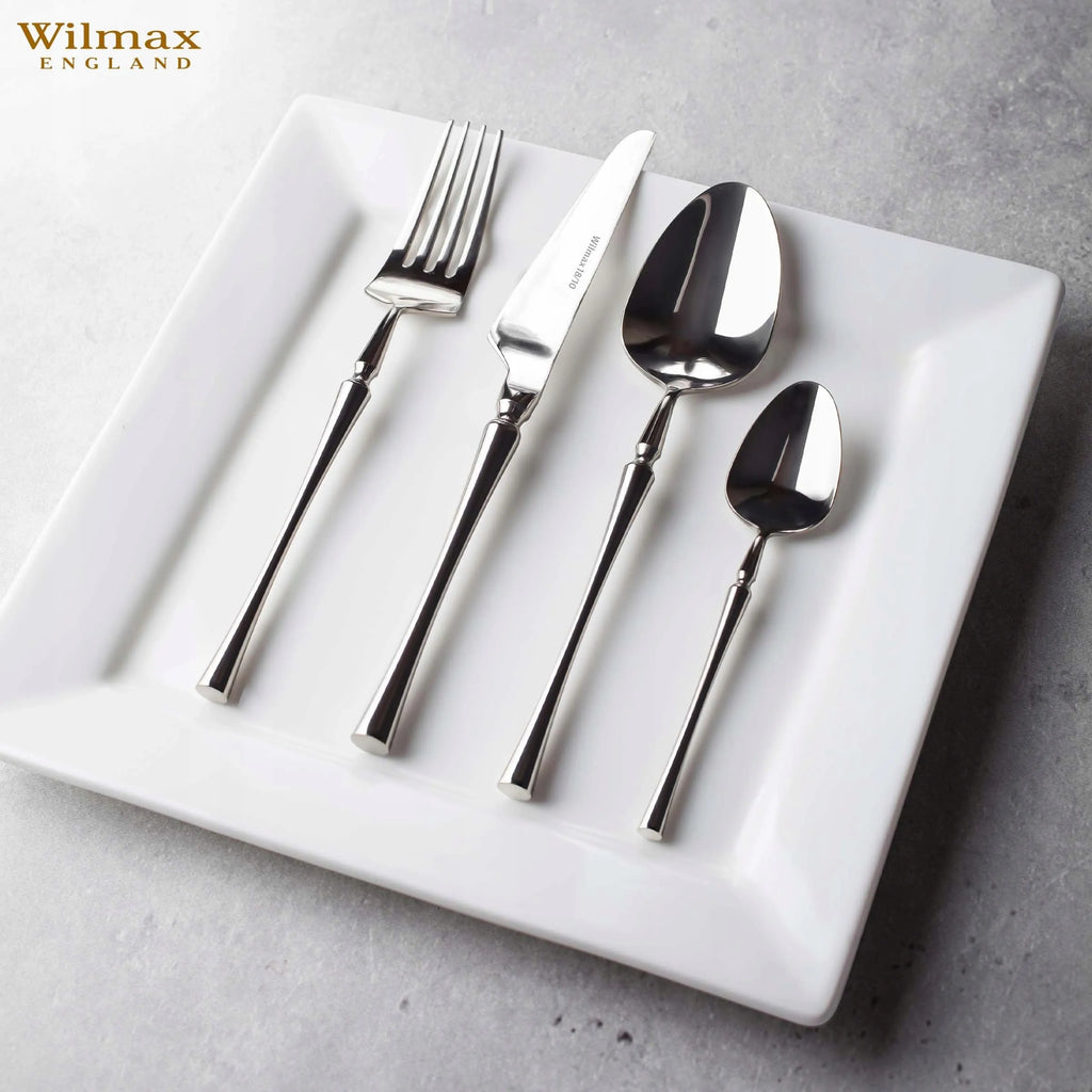 Wilmax Quadratische Servierplatte 29,5 × 29,5 cm Weiß aus Porzellan
