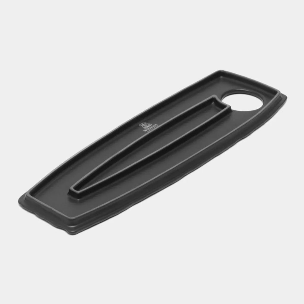 Wilmax Servierplatte 32,5 × 10 cm Schwarz aus Porzellan