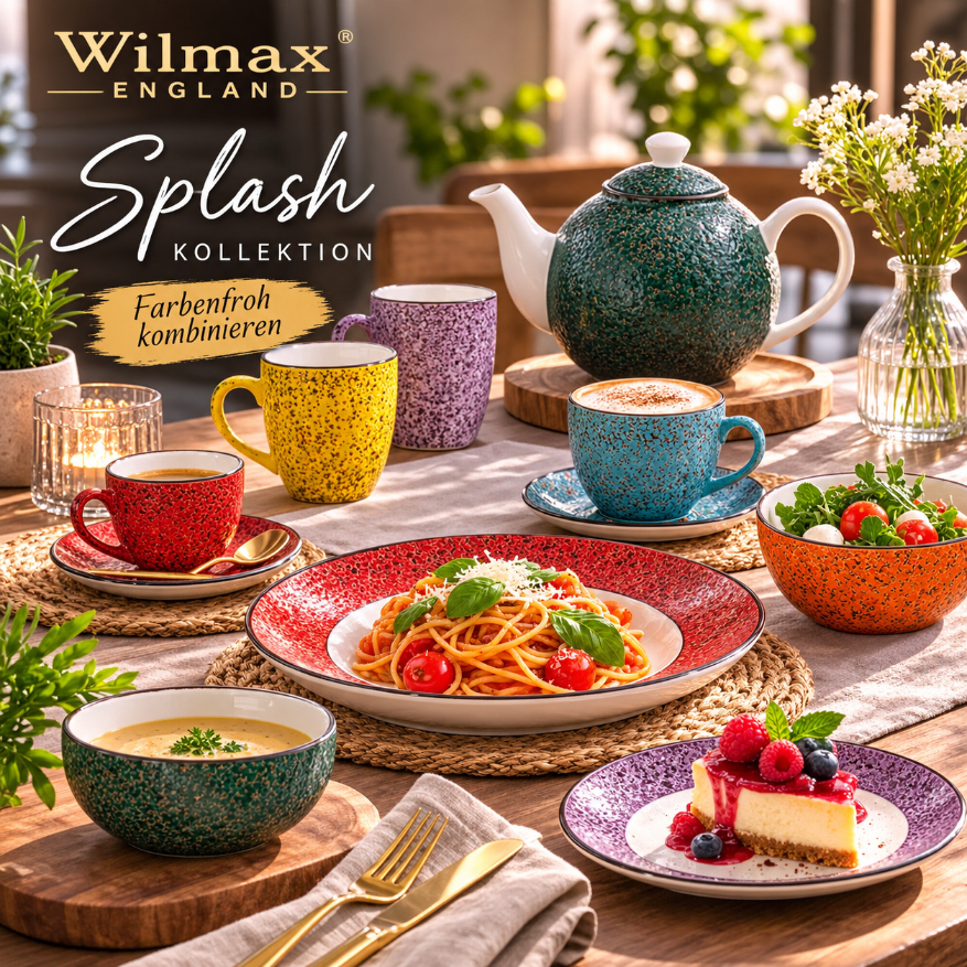 Wilmax Untertasse 15 cm Pistazie aus Porzellan