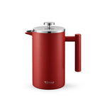 Wilmax French Press 1000 ml aus Edelstahl