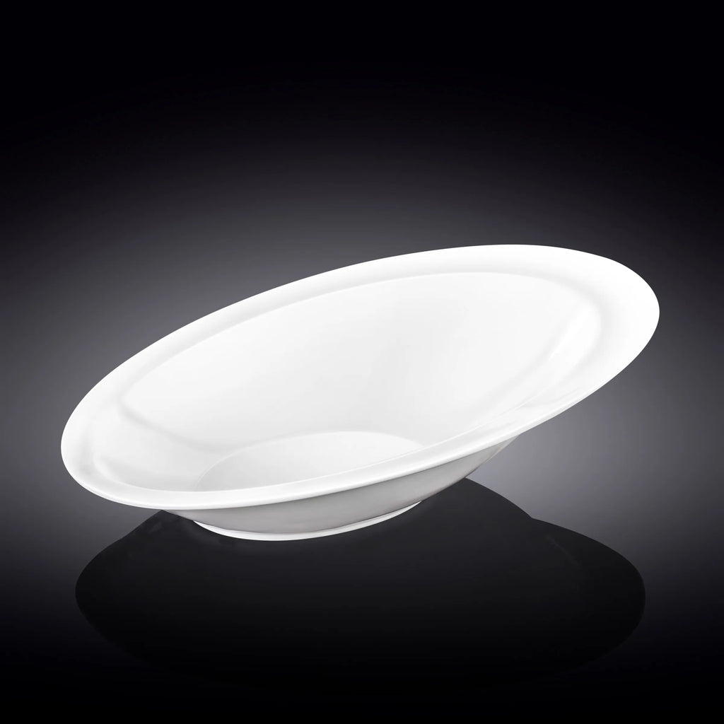 Wilmax Schale 33,5 × 23 cm Weiß aus Porzellan
