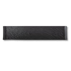 Wilmax Servierplatte 46,5 × 9,5 cm Schwarz aus Porzellan