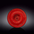 Wilmax Tiefer Teller Ø 24 cm 200 ml Rot aus Porzellan