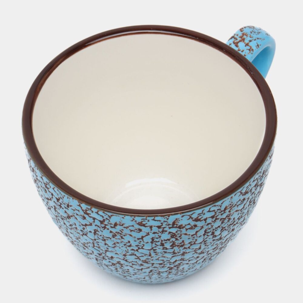 Wilmax Espressotasse 75 ml Blau aus Porzellan