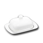 Wilmax Butterdose 19 × 12,5 × 8,5 cm Weiß aus Porzellan