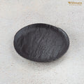 Wilmax Teller 18 cm Schwarz aus Porzellan