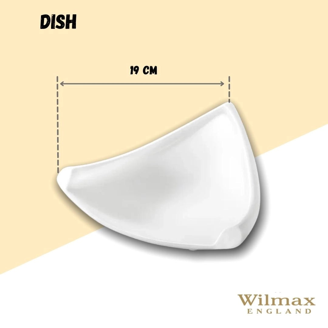 Wilmax Porzellan Teller rund, 19 cm Durchmesser, spülmaschinenfest, WL-996103/A