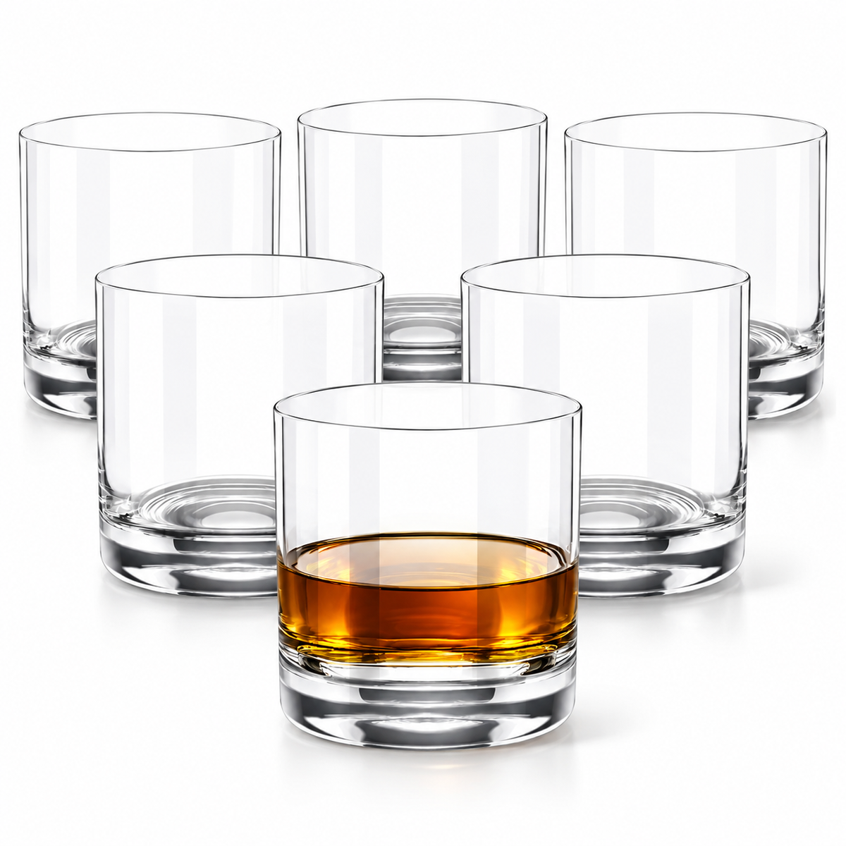 Wilmax Whiskyglas 300 ml 6er-Set Transparent aus Wilmax Crystalline-Serie