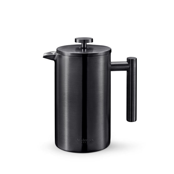 Wilmax French Press 1000 ml aus Edelstahl