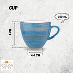 Wilmax Espressotasse 110 ml Blau Porzellan WL-669634/A