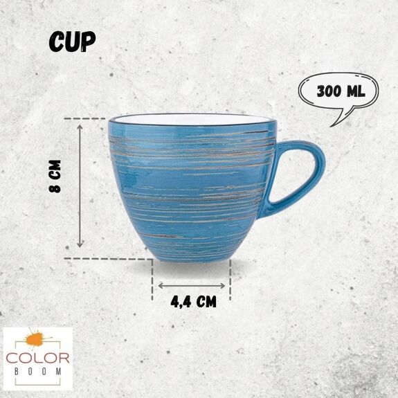 Wilmax Espressotasse 110 ml Blau Porzellan WL-669634/A