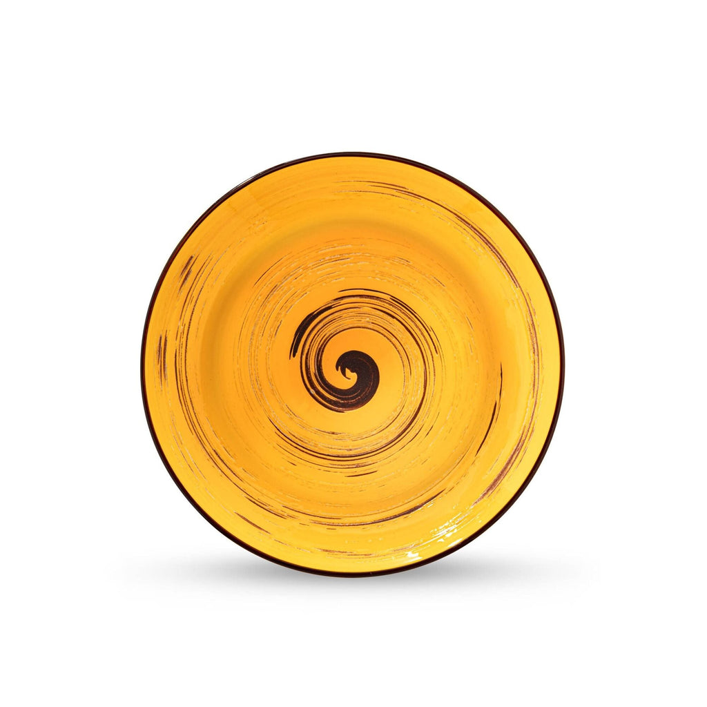 Wilmax Teller 25,5 cm Gelb aus Porzellan